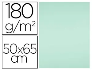 Papier cartonné liderpapel dessin travaux manuels 180g/m2 50x65cm unicolore vert — Non classé