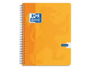 Cahier spirale oxford couverture cartonnée reliure intégrale optik paper a4 21x29,7cm 100 pages 90g 5x5mm — Non classé