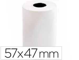Bobine thermique q-connect 57mm largeur x 47mm diametre  55gr pour tpe sans bisphenol  a — Non classé