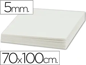 Carton entrecolle liderpapel 70x100cm epaisseur 5mm        unicolore blanc — Non classé