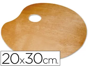 Palette de melange liderpapel bois ovale 20x30 cm grosseur  0,3 cm — Non classé