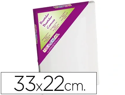 Toile sur chassis liderpapel ap agraffe au dos 100% coton  1,8x3,8 cm bords en bois      33x22 cm — Non classé