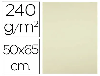 Papier cartonné liderpapel dessin travaux manuels 240g/m2 50x65cm unicolore jaune — Non classé