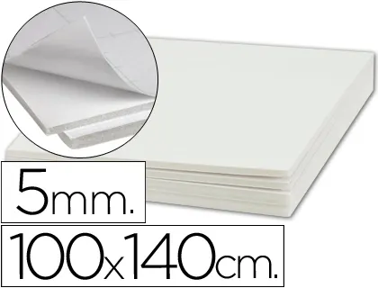 Carton entrecolle liderpapel adhesif 100x140cm epaisseur   5mm unicolore blanc — Non classé