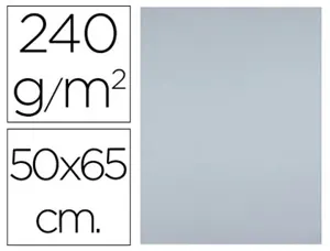 Papier cartonne liderpapel 50x65cm 240gr coloris gris    paquet 25 feuilles — Non classé