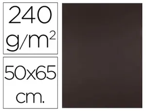Papier cartonne liderpapel 50x65cm 240gr coloris marron  paquet 25 feuilles — Non classé