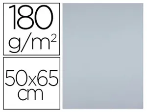 Papier cartonne liderpapel 50x65cm 180gr coloris gris    paquet 25 feuilles — Non classé