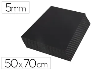 Carton entrecolle liderpapel 50x70cm epaisseur 5mm         unicolore noir — Non classé