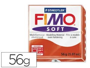 Pâte à modeler fimo soft coloris rouge pain 57g — Non classé