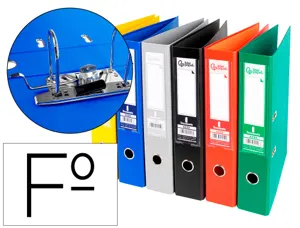 Classeur levier liderpapel documenta a4+ carton remborde dos 75mm rado metallique      coloris assortis clasic — Non classé