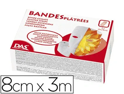 Bande plâtrée das 8cmx3m boîte 20 unités — Non classé