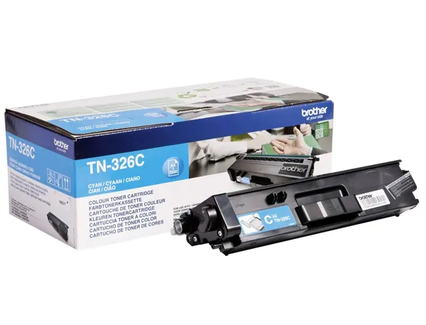 BROTHER TN-326C cartouche de toner cyan haute capacité 3.500 pages pack de 1 — Cartouches & toners — vue 3