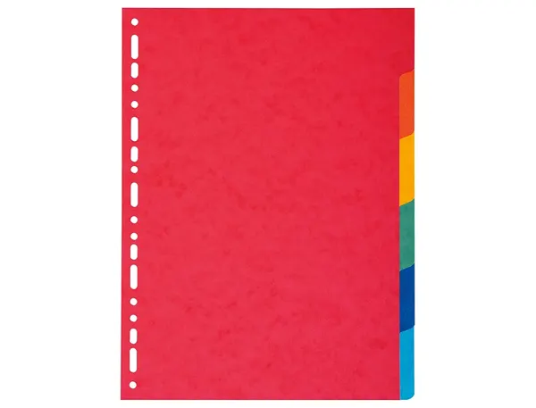 EXACOMPTA Intercalaires en carton, A4, 6 touches — Classement & archivage — vue 3