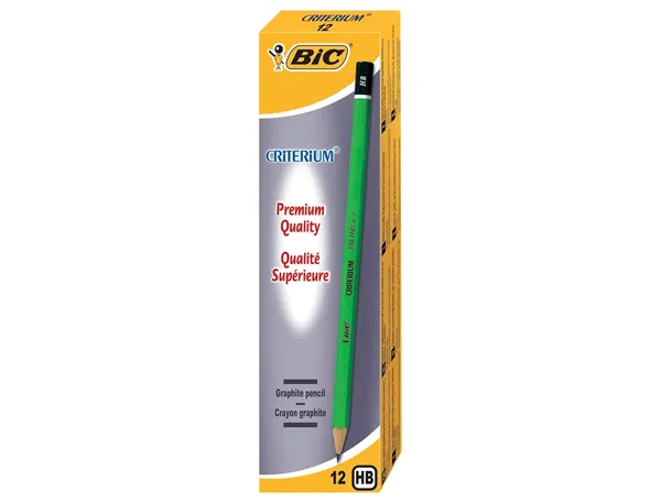 BIC Crayon Criterium 550, degré de dureté: HB, hexagonal — Fournitures — vue 3