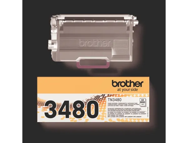 BROTHER TN3480 Cartouche d encre Noir Haut Rendement — Cartouches & toners — vue 3