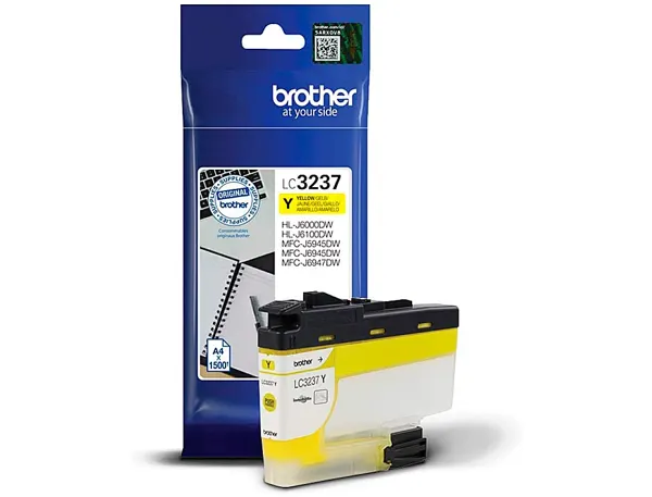BROTHER LC-3237Y Yellow Ink 1500 pages — Cartouches & toners — vue 3