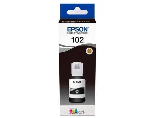 EPSON 4LB EcoTank Black ink bottle pigmented — Cartouches & toners — vue 3