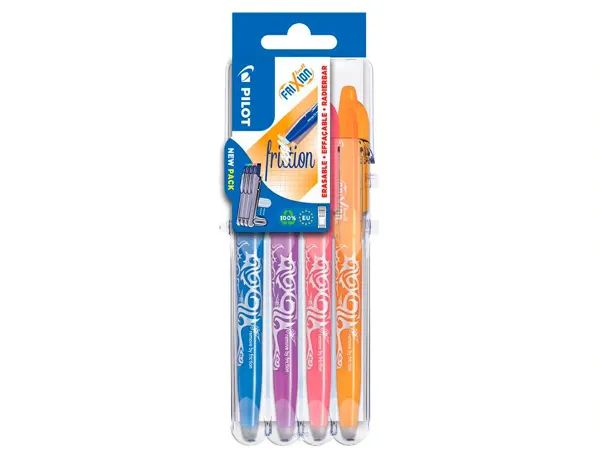 PILOT Stylo roller FRIXION BALL 07 Set 2Go, étui de 4 — Fournitures — vue 3