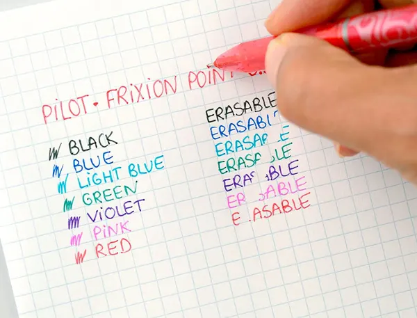 PILOT Stylo roller FRIXION BALL 07 Set 2Go, étui de 4 — Fournitures — vue 5