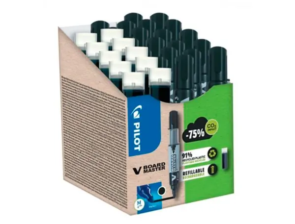 PILOT Marqueur V BOARD MASTER, pointe ogive, BONUS PACK,noir — Fournitures — vue 3