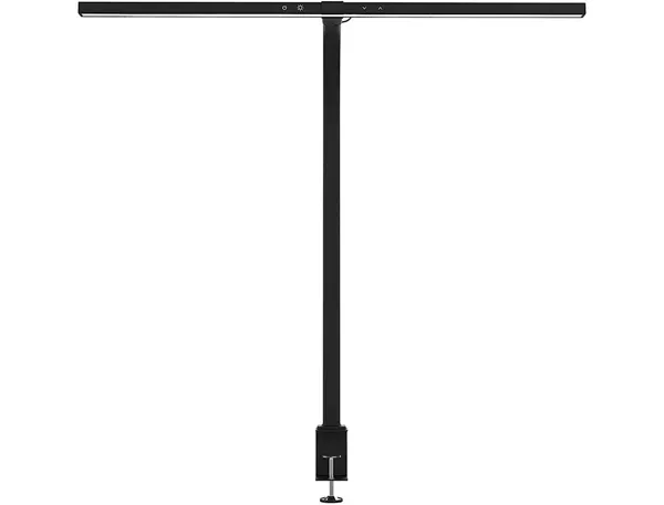 UNiLUX Lampe de bureau à LED STRATA, pied de serrage, noir — Aménagement d'espace — vue 5