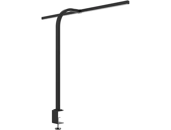 UNiLUX Lampe de bureau à LED STRATA, pied de serrage, noir — Aménagement d'espace — vue 7