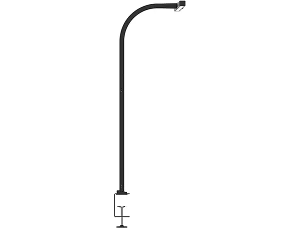UNiLUX Lampe de bureau à LED STRATA, pied de serrage, noir — Aménagement d'espace — vue 3