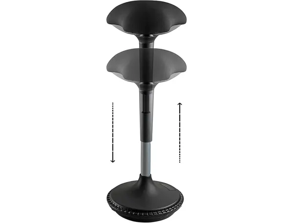 UNiLUX Tabouret MOOVE, noir — Aménagement d'espace — vue 4