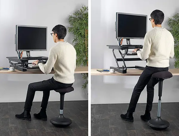 UNiLUX Tabouret MOOVE, noir — Aménagement d'espace — vue 7