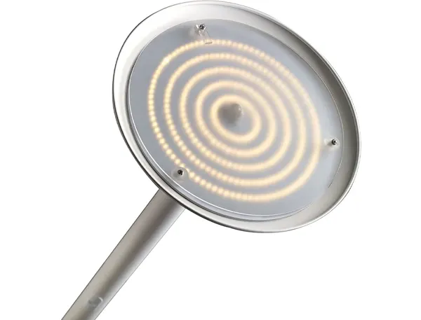 UNiLUX Lampadaire à LED PRYSKA, dimmable, hêtre/blanc — Lampadaires — vue 3