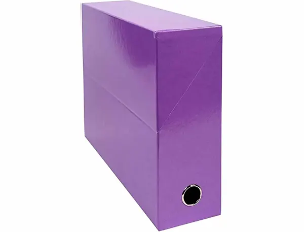 EXACOMPTA Boîte transfert Iderama, 90 mm, violet — Classement & archivage — vue 3