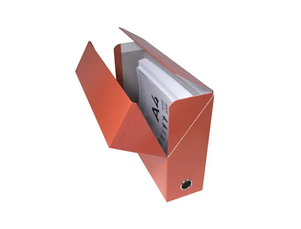 EXACOMPTA Boîte transfert Iderama, 90 mm, rouge — Classement & archivage — vue 4
