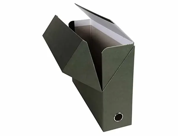 EXACOMPTA Boîte transfert, carton, 120 mm, vert foncé — Classement & archivage — vue 5