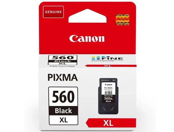 Canon 560XL cartouche jet d'encre noire haute capacité authentique (PG-560XL) — Cartouches & toners — vue 5
