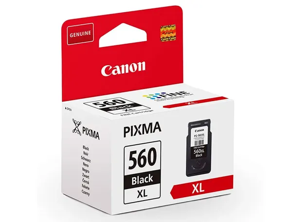 Canon 560XL cartouche jet d'encre noire haute capacité authentique (PG-560XL) — Cartouches & toners — vue 4