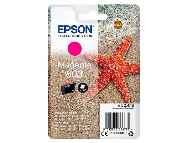 EPSON 1LB Singlepack Magenta 603 Ink — Cartouches & toners — vue 3