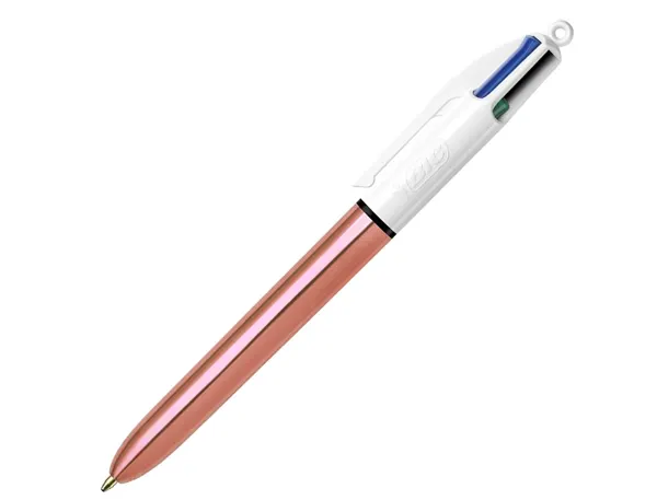 BIC Stylo à bille 4 Colours Shine, 0,32 mm, or rose — Fournitures — vue 3
