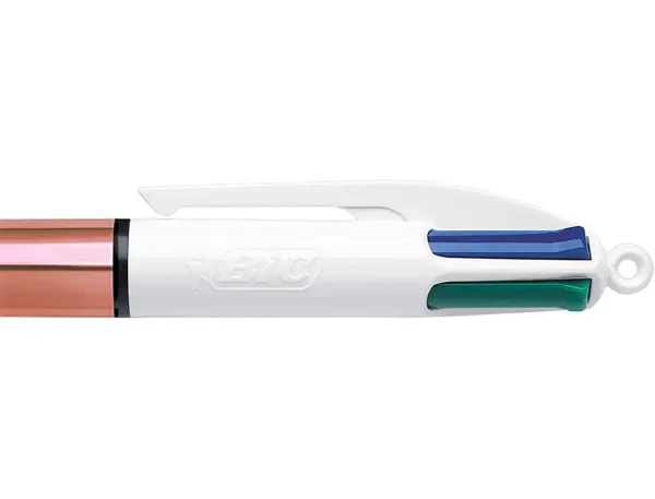 BIC Stylo à bille 4 Colours Shine, 0,32 mm, or rose — Fournitures — vue 5