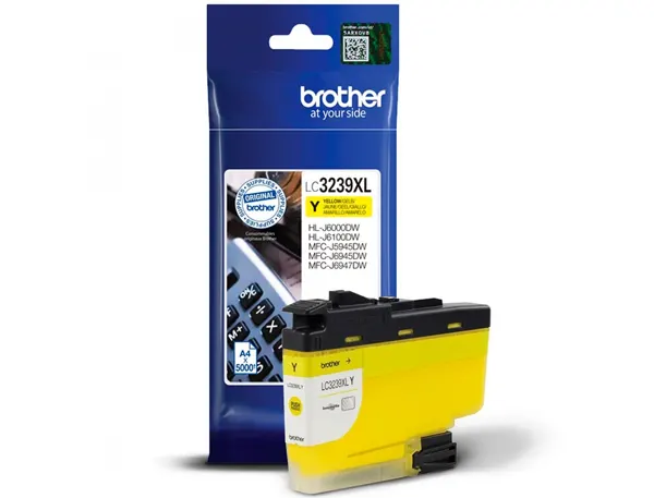 BROTHER LC-3239XLY Yellow Ink 5000 pages — Cartouches & toners — vue 3