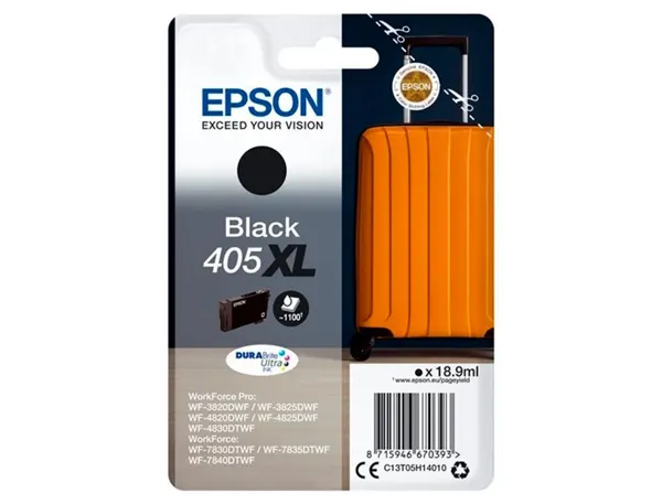 EPSON 4LB Singlepack Black 405XL DURABrite Ultra Ink — Cartouches & toners — vue 3