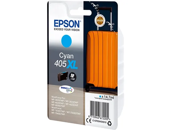 EPSON 6LB Singlepack Cyan 405XL DURABrite Ultra Ink — Cartouches & toners — vue 4