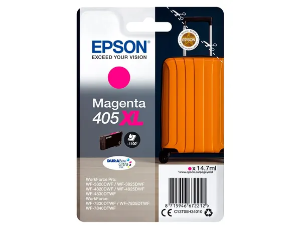 EPSON 2LB Singlepack Magenta 405XL DURABrite Ultra Ink — Cartouches & toners — vue 3