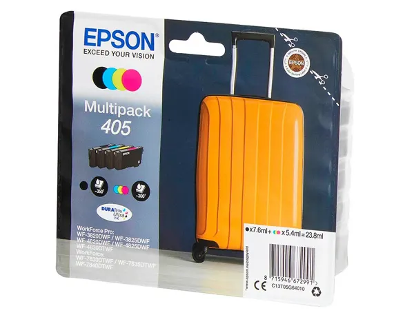 EPSON 2LB Multipack 4-colours 405 DURABrite Ultra Ink — Cartouches & toners — vue 3