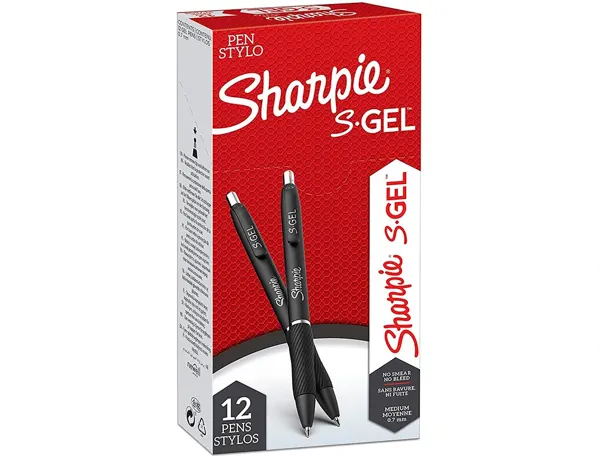 Sharpie Stylo encre gel S-GEL, 0,7 mm, noir — Fournitures — vue 3