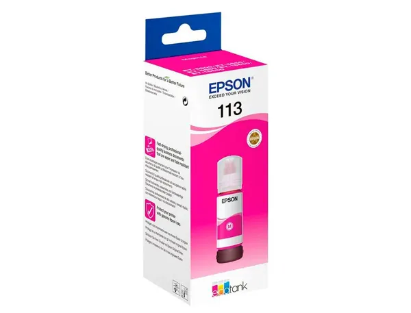 EPSON 2LB 113 EcoTank Pigment Magenta ink bottle — Cartouches & toners — vue 4