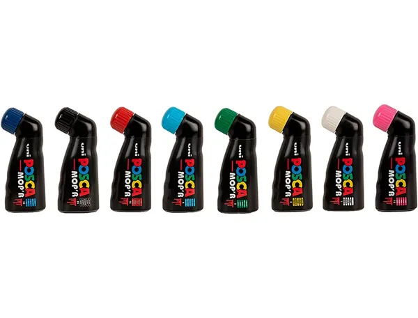 Marqueur Posca Mop'r Peinture Couvrante Set De 8 Coloris Assortis — Activités artistiques — vue 6