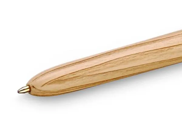 Stylo-Bille Bic 4 Couleurs Wood Pointe Moyenne 1mm Boite 12 Unites — Fournitures — vue 6