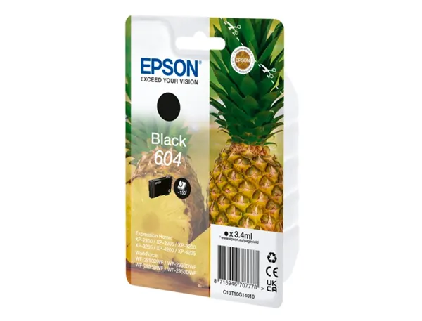 EPSON 4LB Singlepack Black 604 Ink — Cartouches & toners — vue 4