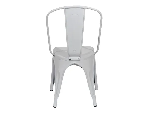 PAPERFLOW Chaise visiteur d'extérieur URBAN, set de 2, blanc — Meubles extérieur — vue 3