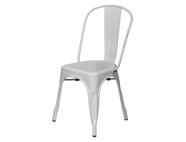 PAPERFLOW Chaise visiteur d'extérieur URBAN, set de 2, blanc — Meubles extérieur — vue 4